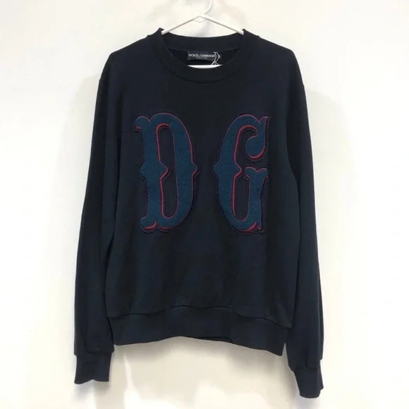 Dolce & Gabbana Black Crewneck Sweatshirt - Picture 1 of 3